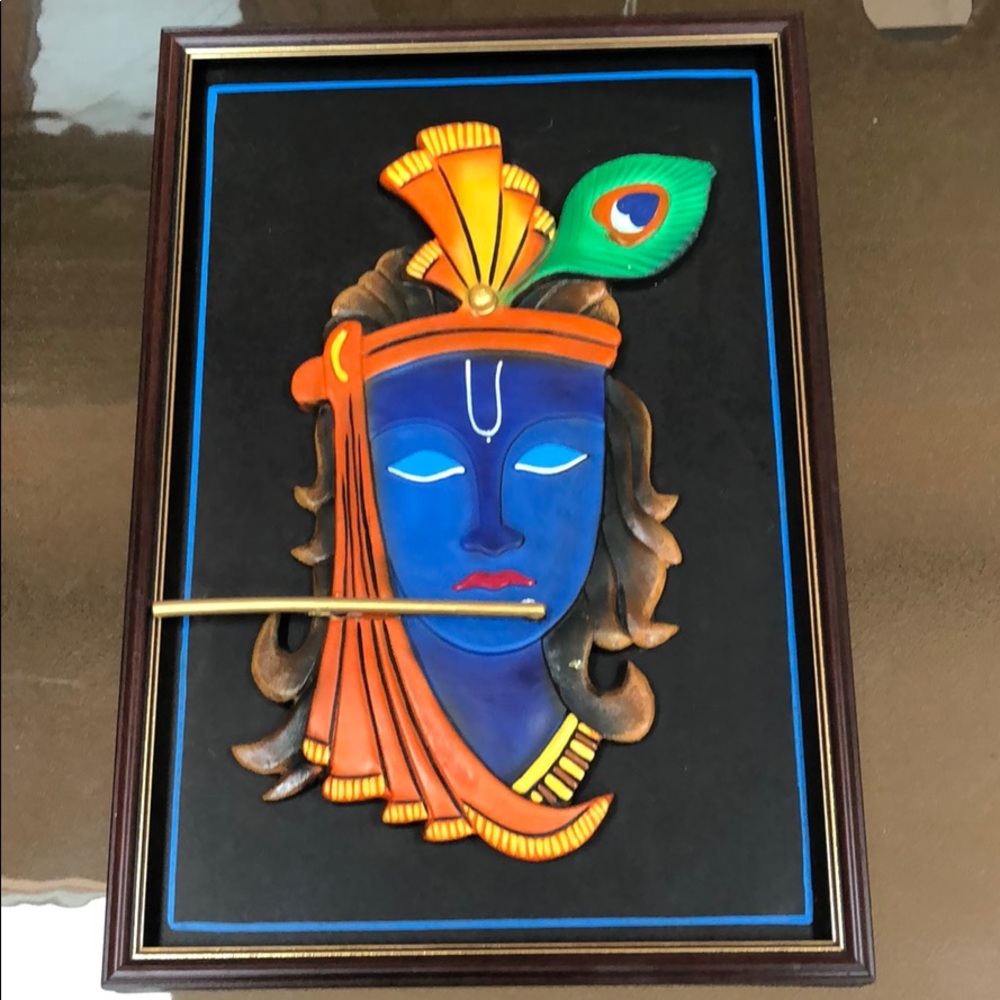 Lord Krishna 3D picture frame
